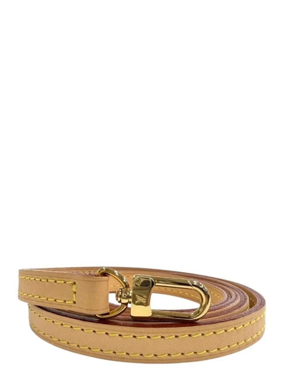 Authentic Louis Vuitton Authentic Vachetta Leather Strap for Eva Clutch 47